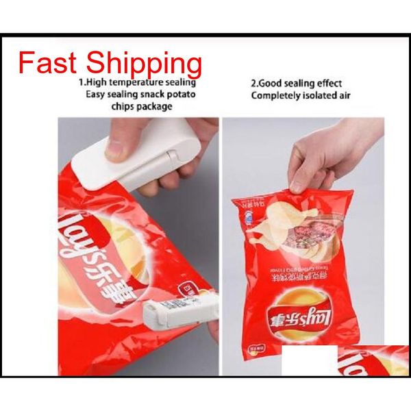 

portable mini sealer home heat bag plastic food snacks bag sealing machine food packaging kitchen storage qylssi lipper