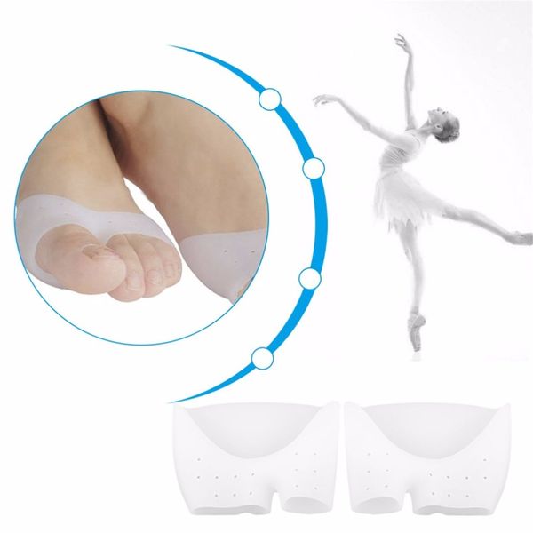 

1 pair super soft silicone toe sleeve ballet shoe high heels toe pads gel foot care tool for protecting toe separators