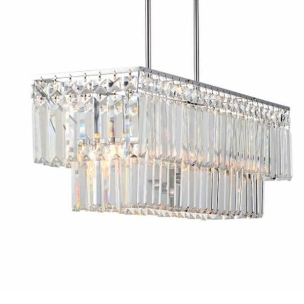 

luxury k9 rectangular crystal chandelier led glow pendant lamp bedroom living room e14 chandeliers luminaire paragraph room