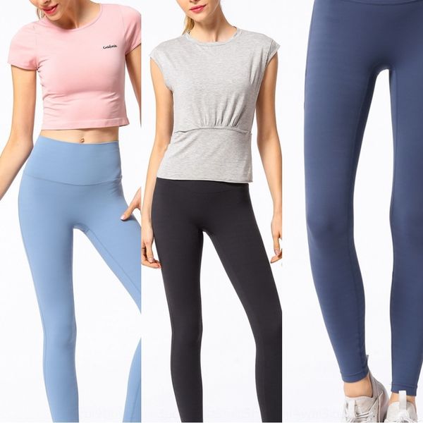 

sxoiv alo 1913 new nude yoga women's pantspants fitness exercise skin friendly pants women's sports yoga new summer zwhws, Gray