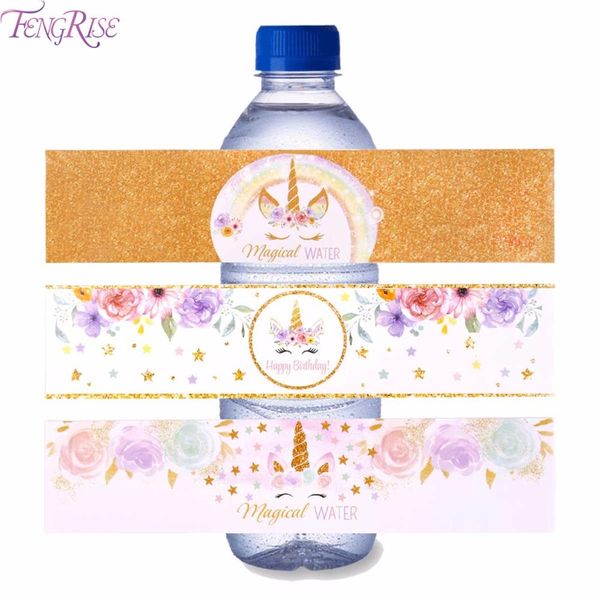 

fengrise diy партии стикер бутылка воды birthday party украшение дети candy box наклейка партия наклейка декор wmtnfs bdegarden