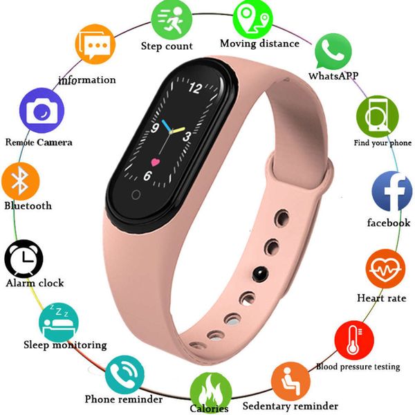 

m5 - smart sports watch, digital fitns wri