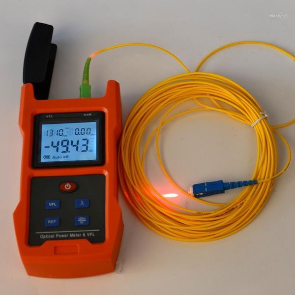 

fiber optic equipment 4pcs ftth opm optical power meter tl-563a cable tester vfl 10mw sc fc st -70dbm~+10dbm wholesale1