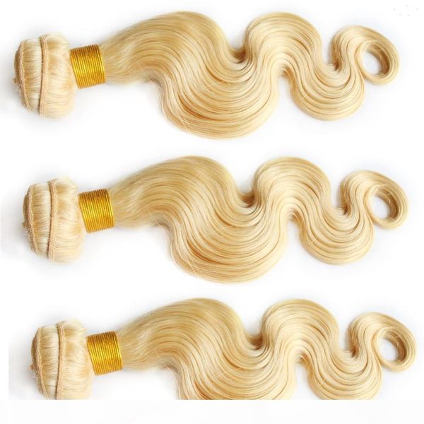 

body wave brazilian hair weave bundles 10-28 inhcs blonde human hair extension 6a unprocesed virgin hair weaving, Black