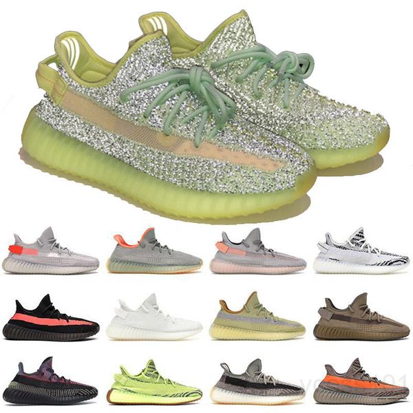 

kanye men women casual shoes trainers carbon cinder zebra static black yecheil reflective beluga natural mens outdoor sneakers with box jh6v