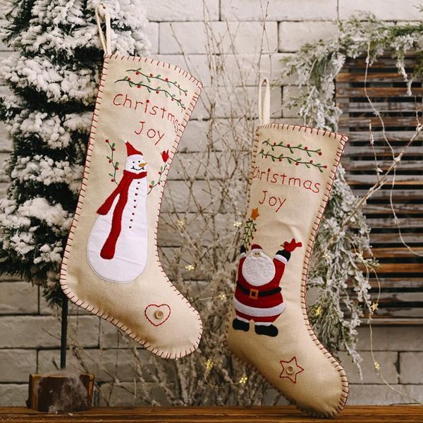 

christmas stocking sack xmas candy bag christmas decoration ornaments for home tree pendant kids gift happy new year1