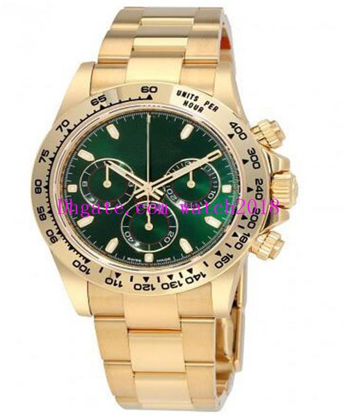 

original box paper luxury watches 40mm 116508 116528 white black dial mechanical automatic gold stainless steel bracelet men's wristwat, Slivery;brown