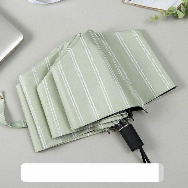 

яд трехкратный солнечных дождливых полосатых зонтиков дождь увы шарм нашивка зонтики для женщин ветрозащитного черного покрытия umbrella ys7