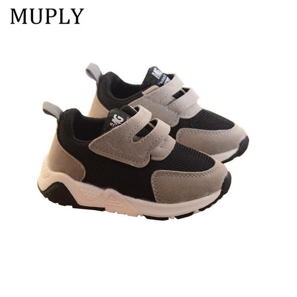 

kids shoes for running shoes autumn winter outdoor sneaker children sport shoes soft bottom baby toddler bbyech bde_luck, Black