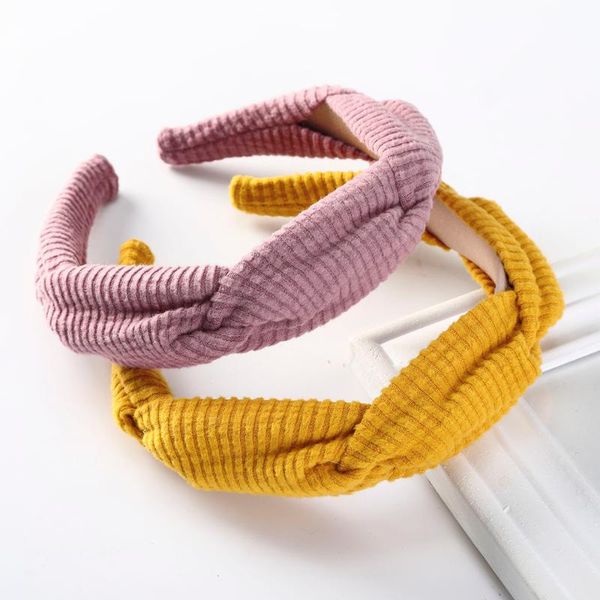 

hair accessories haimeikang style hoop women elegant fashion bezel hairband soft thick headband headwear