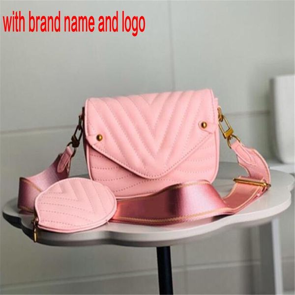 

bag printing chest bags three-piece waistbag flowers 3 in 1 chain bag lady real leather wallet strap crossbody shoulder messenger qynf rvvp1