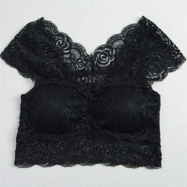 

lace tube push up bandeau underwear lingerie women sizeone size, Red;black