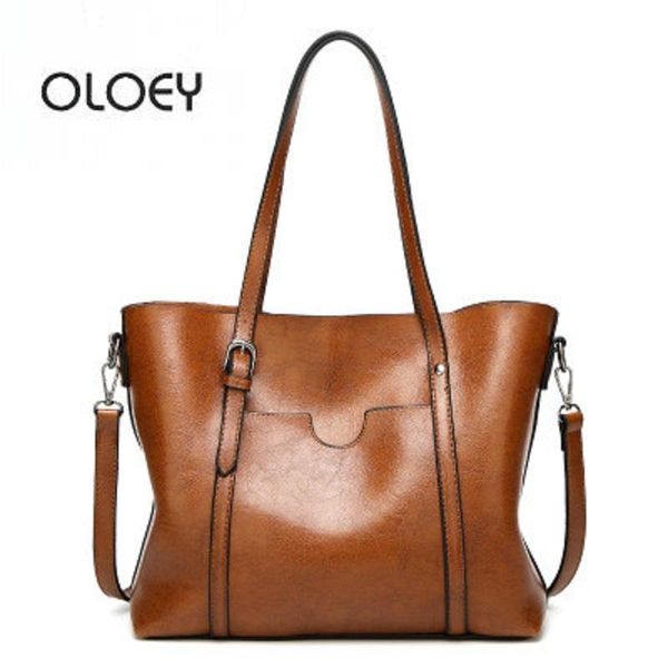 

new stylish solid color pu handbag retro messenger bag europe and the united states handbags shoulder bag