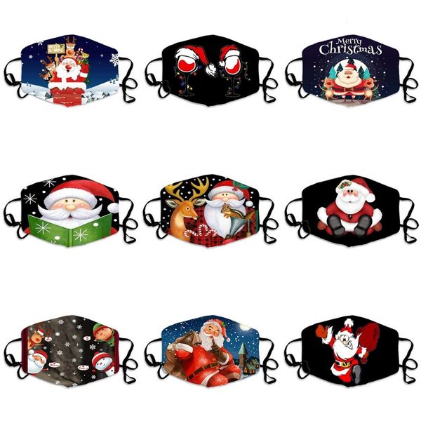

printing flowers face maskface masks out door sport riding masks fashion mask#311, Black