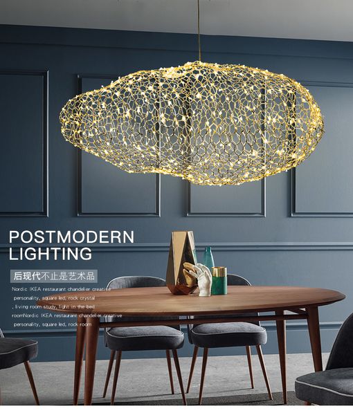 

modern creative cloud light fixtures led pendant lamp starry personality l restaurant bar designer firefly moderne lustre