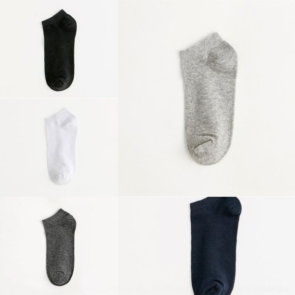 

xrecy spring socks gift new summer shallow men's solid color mouth short summer new socks gift socks and wa8hj, Black