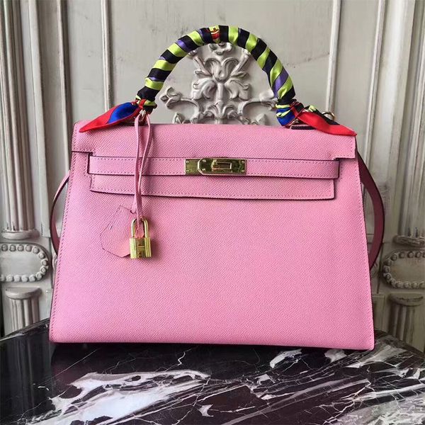 

belle fashion women's head leather kelly shoulder bag handbag