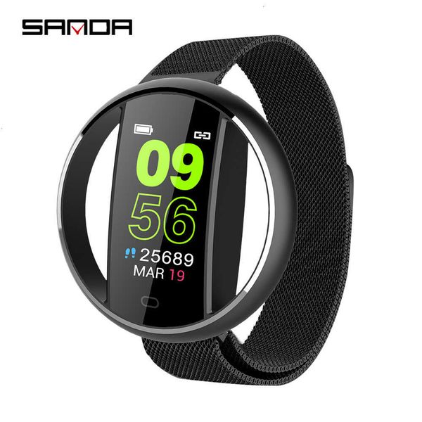 

sanda, the new e99 popular for men and women, heart rate reminder, blood prsure monitoring, smart sports watchbgt