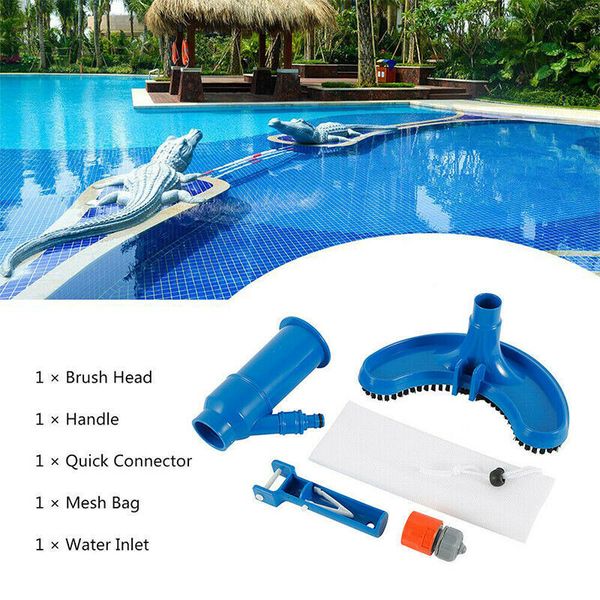 

pool swimming brush cleaner tool vacuum head tub fountain spa pond cleaning us
