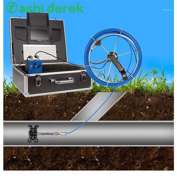 

dhl pipeline inspection camera h1 7inch endoscope borescope 1080p hd drain sewer-pipe camera support video recording1
