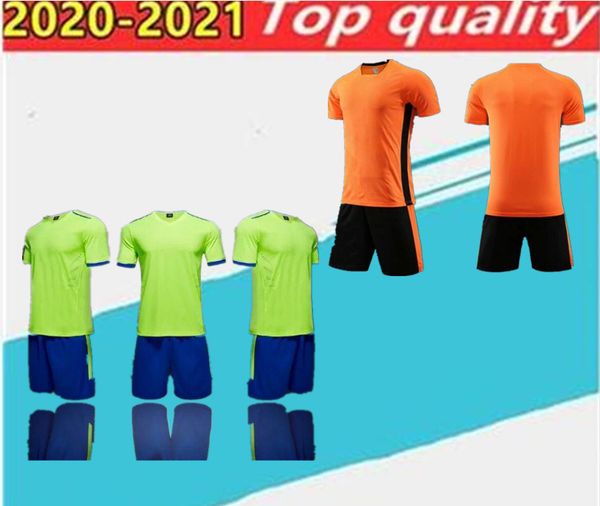

2020 team blank soccer jerseys sets, new custom soccer,training running soccer wears short sleeve running with shorts 001, Black;yellow