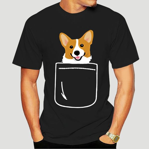 

corgi in pocket funny cute puppy big happy smile casual harajuku streetwear summer t shirts s 3304d sport hooded sweatshirt hoodie