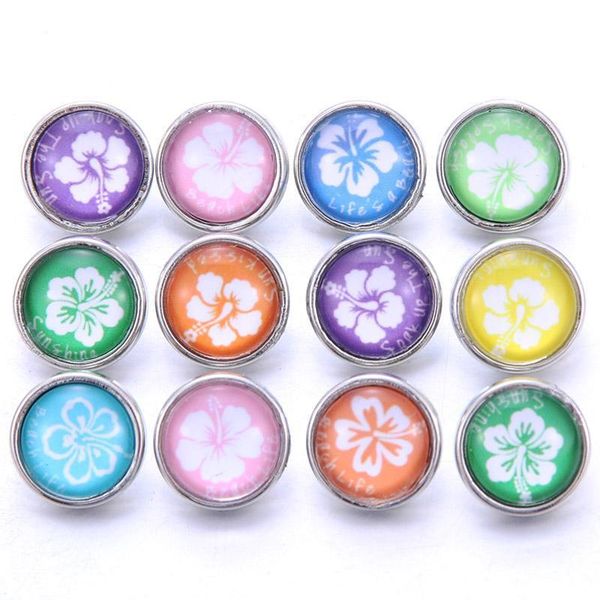 

10pcs lot tree life glass 12mm snap button jewelry fit snap bracelet earrings necklace 12mm snap buttons for button jewelry h bbypzj