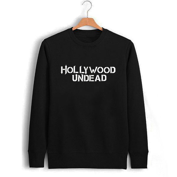 

black hollywood undead letter print sweatshirt fall winter pullover print sweat sweatshirt hoodie men t shirt