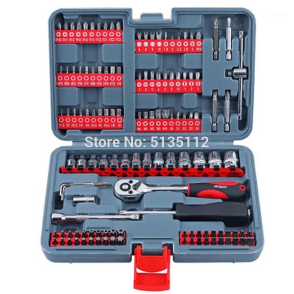 

126pc/set mechanics car hand tool set ratchet wrench socket set for auto motorcycle repair with plastic toolbox storage case1