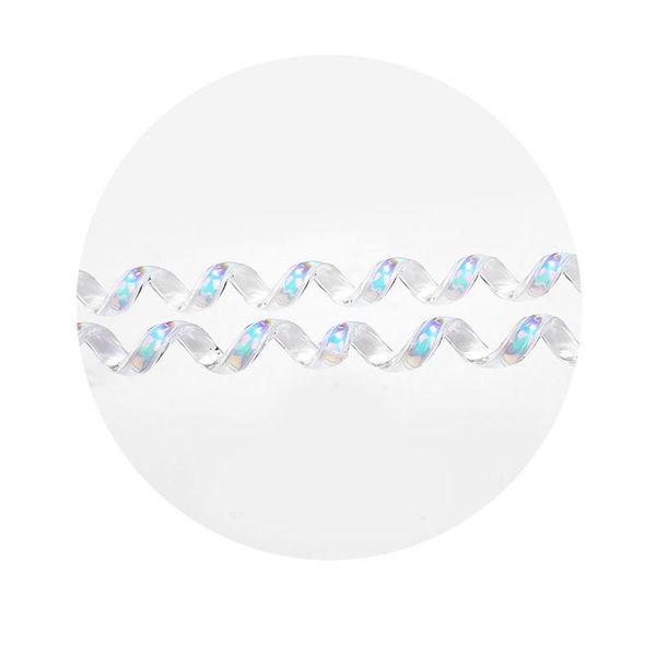 

большой размер (5.5cm) волос scrunchie ab белый телефонный провод elastic rope кольцо спираль rubber band hairband sqczrn dh_seller2010, Silver