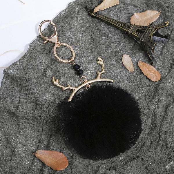 

1pcs fashion plush ball keychain diy jewelry curtain garments decorative accessories key chain handbag pendant craft tassels h jlllbu