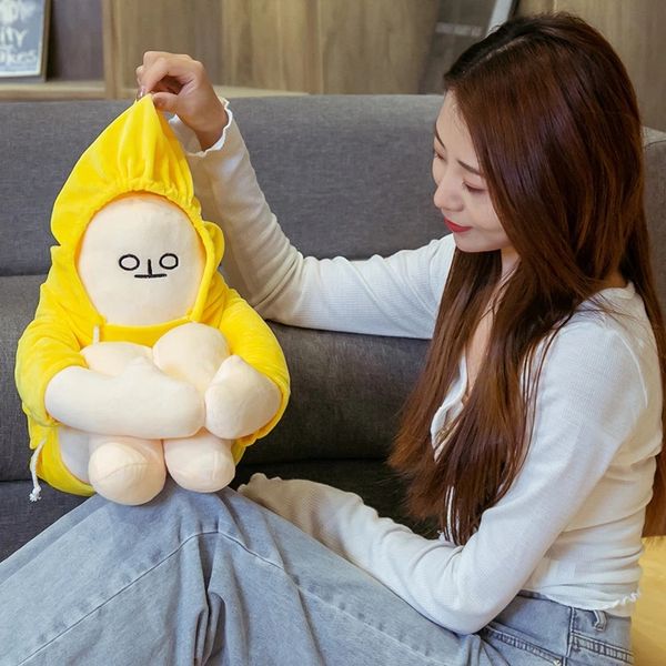 

18-65cm hot sale плюшевые игрушки banana man куклы мягкие плюшевые игрушки cure популярные умиротворить куклы kawaii день рождения подарки д