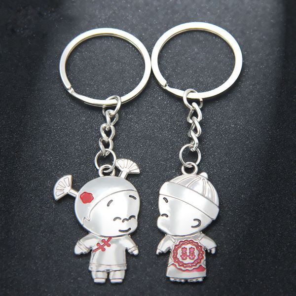 

wholesale fashion lover keychains romantic lover key ring gifts for couple valentine's day gift present