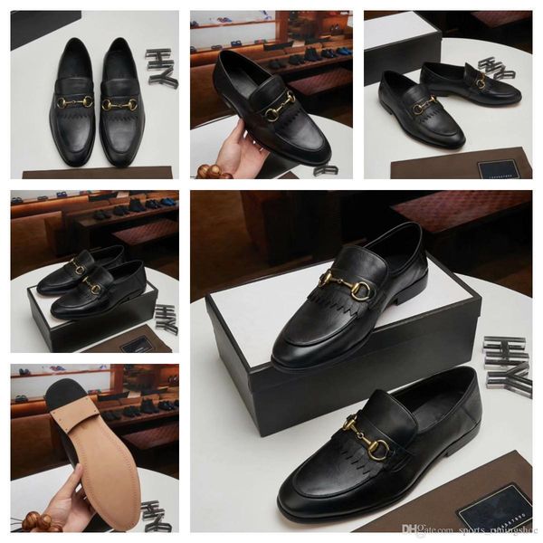 

g1 fashion trends brocade carved business dress genuine leather men shoes wedding shoes casual office work shoes male oxfords 22, Black