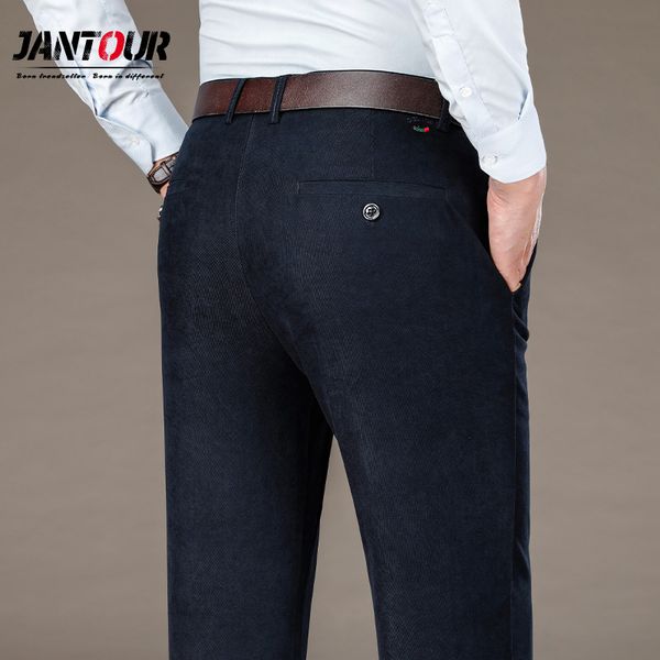 

brand suit pants mens business dress pants solid color loose straight long trousers male fit formal black gray trousers 29-40 c1018