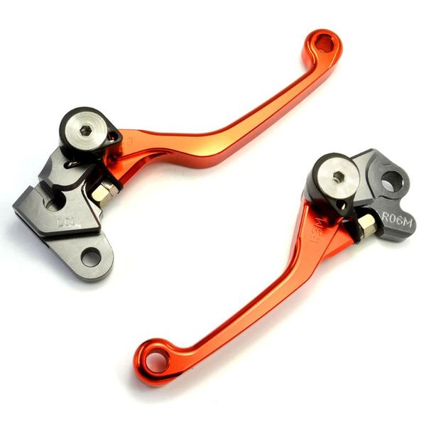 

bjmoto cnc pivot racing dirt bike clutch brake levers for sx exc xcw sxf xc xcf 125 150 200 450 505 2009-2013