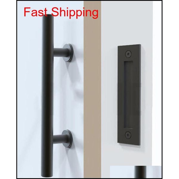 

304 stainless steel sliding barn door pull handle wood door handle, black door handles fo qylxnr yh_pack