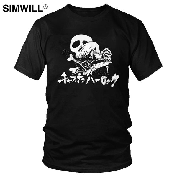 

sport cool cool space pirate captain harlock t shirt men crew neck short sleeve manga anime tshirt pre-shrunk cotton oversized tee top