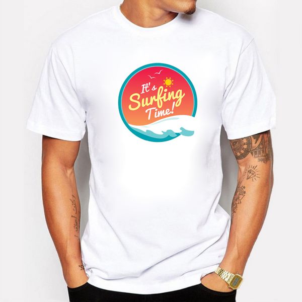 

summer holiday men's short sleeve clothes sunshine palm tree surffing trooper casual tees sport hooded sweatshirt hoodie men t shirt