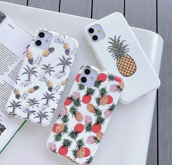 

slim fruit pine phone case for iphone 11 pro max xs max xr xs x 8 7 6 plus soft jlltdy allguy