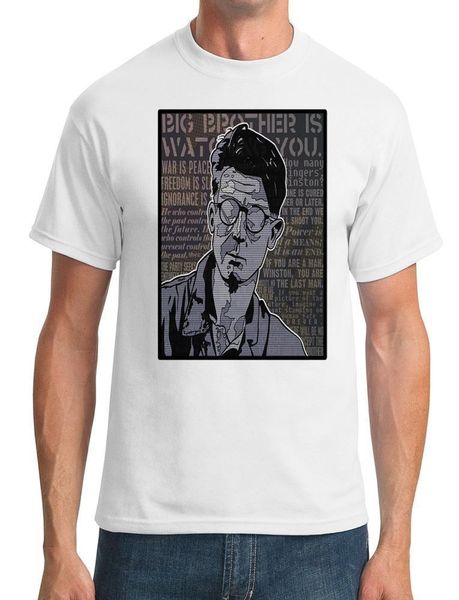 

tee shirt mens 2019 new tee shirts printing winston 1984 - big brother is watching - mens t-shirt t shirt sport hooded sweatshirt hoodie
