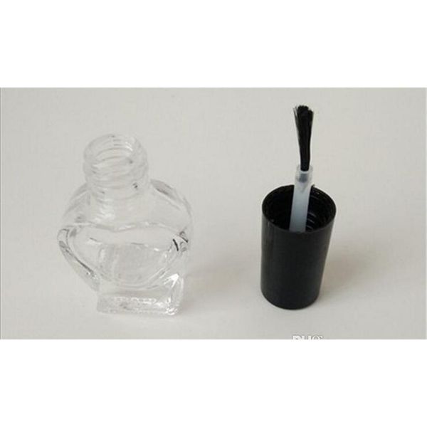 

5ml 10ml 15ml transparent glass nail polish bottle with lid and brush mini empty cosmetic m jllwdh home003