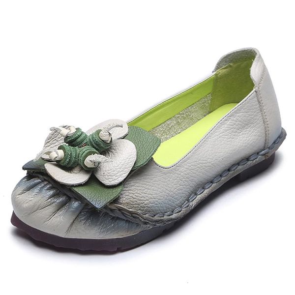 

women flower summer moccasins casual shoes female ballet flats genuine leather loafers shoes xkd8053, Black