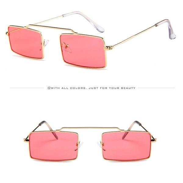 

metal women men vintage retro small sunglasses frame square polarized sun glasses fashion uv400 brand designer eyewear