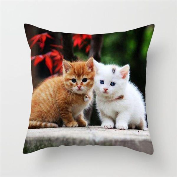 

fuwatacchi cute cat printing cushion cover animal series cushion covers for sofa throw pillow car chair decorative pillow case swy bbyjev