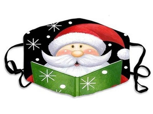 

factory price merry mask christmas gift tree santa claus designer face masks snowman deer anti dust fog facemask f