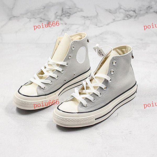 

fog 1970s chuck 70s taylor men women canvas shoes high fear of god essentials casual sneakers sport skateboard trainers 36-44, Black;red