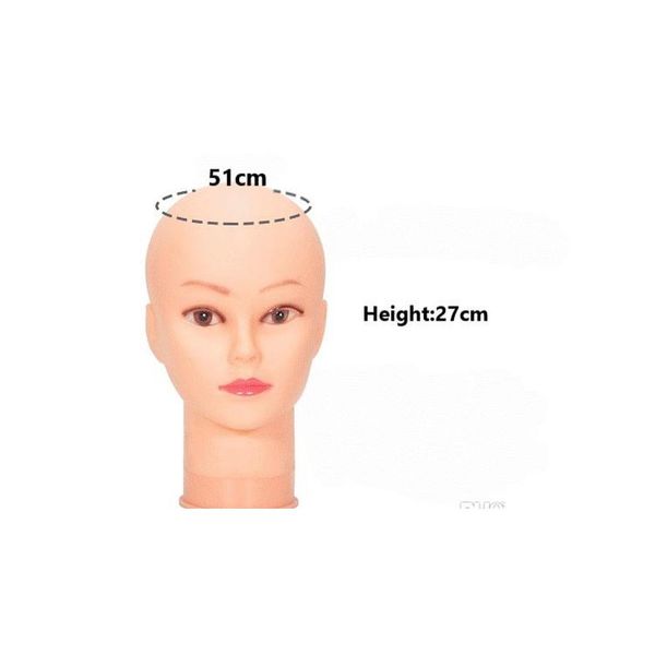 

wig mannequin head bareheaded head models male and female various styles wig hats scarf display qylqvi lipper, White