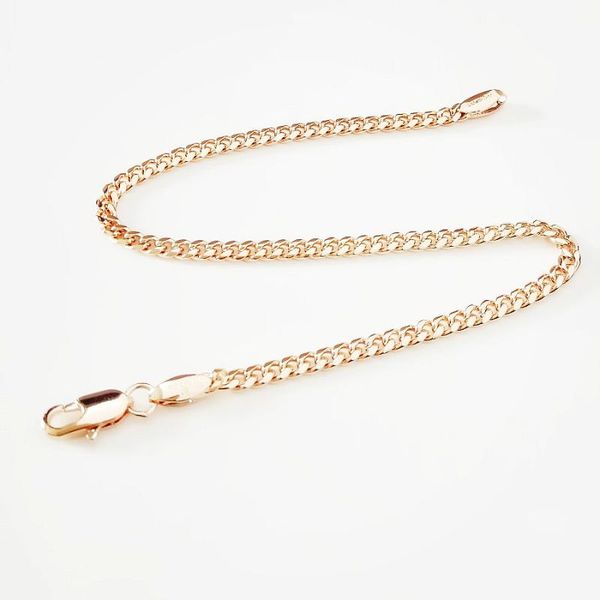 

модный браслет моды браслет розовое золото цвет женщины jewelry 3 мм шириной 17 см длиной рук для женщин, Black