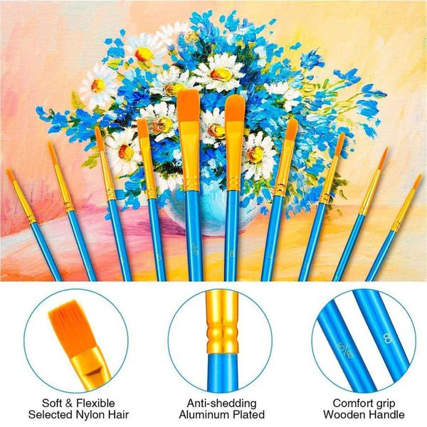 

акриловые краски набор прозрачные акриловые палитры и палитра pen краски по номерам аксессуары для детей и взрослых инструмент рисования jll